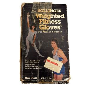 Bollinger Weighted Fitness Gloves Size Small-Medium 2 1/2 Pounds
